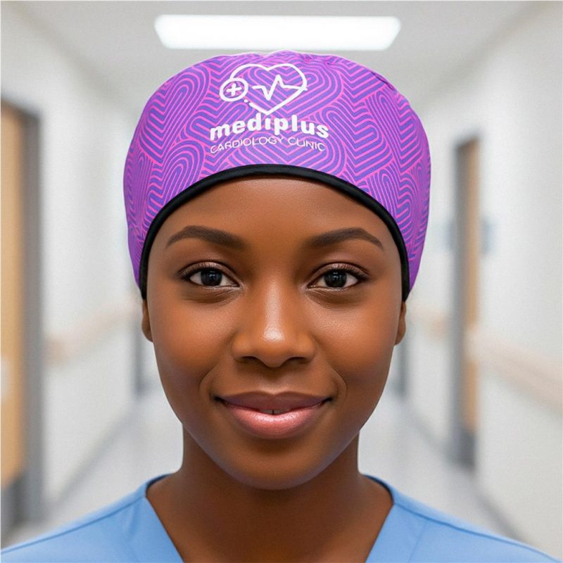 Pre-Production Sample Hoppla Halo Polyester Nurse Theatre Cap lifestyleImagesWithLogos