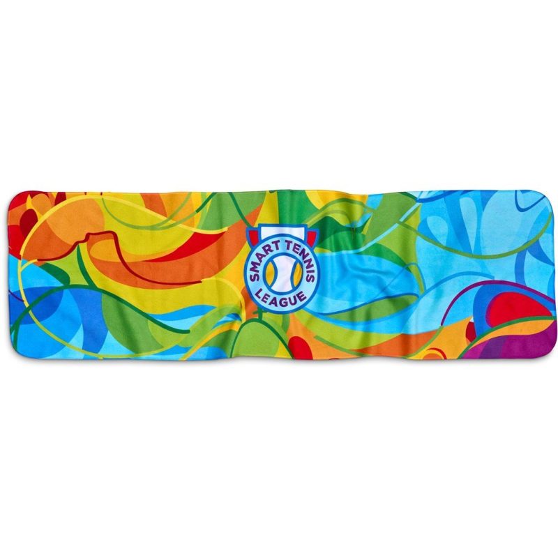 Pre-Production Sample Hoppla Relay Sports Towel - Double-Sided Branding additionalImagesWithLogos