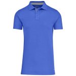 Blue Mens Hacker Golf Shirt - Blue