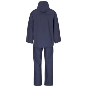 Light Hurricane Rubberised Polyester/PVC Rainsuit - Navy additionalClearanceImage