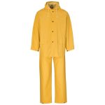 Yellow Light Hurricane Rubberised Polyester/PVC Rainsuit - Yellow