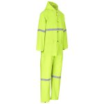 Light Duty Tornado  Hi-Viz Reflective  Rubberised Rainsuit - Yellow additionalClearanceImage