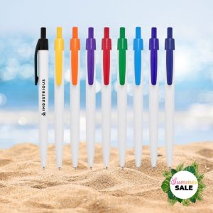 1000 x Branded Plastic Pens
