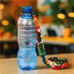 Altitude Aqua Crossbody Double-Sided Sublimated Satin Bottle Lanyard