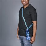 Altitude Aqua Double-Sided Crossbody Bottle Lanyard - Sample