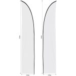 Legend 3m Sublimated Arcfin Double-Sided Flying Banner Skin (Excludes Hardware)