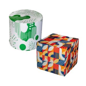 Custom Branded Polystyrene Ottomans