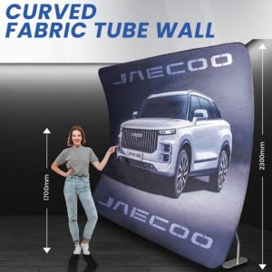 CURVED FABRIC TUBE WALL