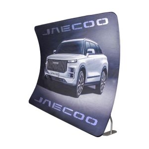 Curved Fabric Tube Banner