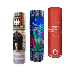 Freestanding Cylinder Tower Banner